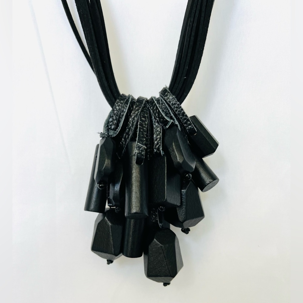 Black Rope Necklace - Picture 3 of 4